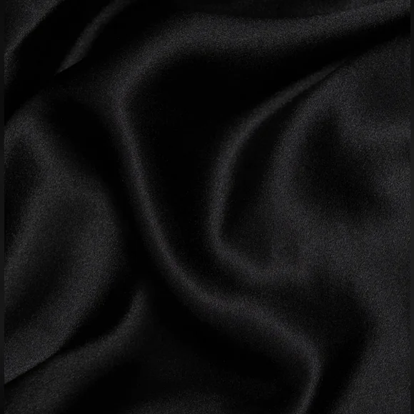 NEW RARE Amanda Uprichard BLACK Janeiro Silk Evening Gown Maxi Dress | Size Med - Picture 8 of 14